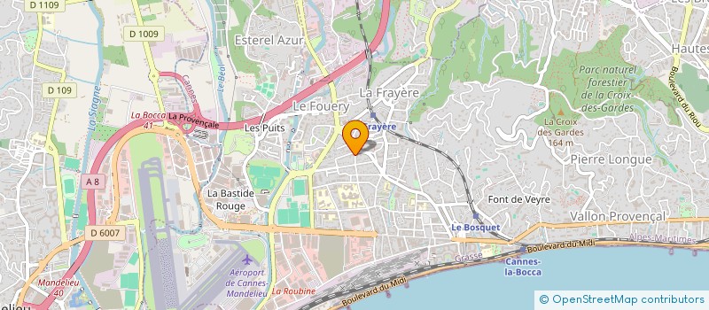 localisation de l'entreprise MONSIEUR ALEXIS GONCALVES PEREIRA à CANNES
