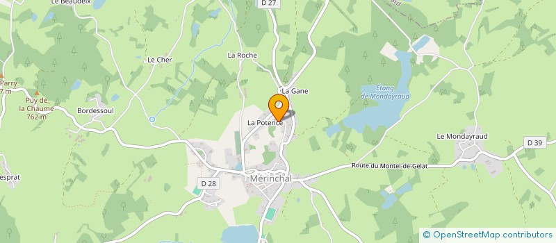 localisation de l'entreprise MONSIEUR ALEXIS GORSE à MERINCHAL