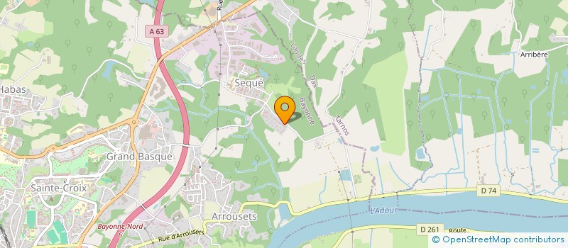 localisation de l'entreprise MONSIEUR ALEXIS GOUBLET  BAYONNE