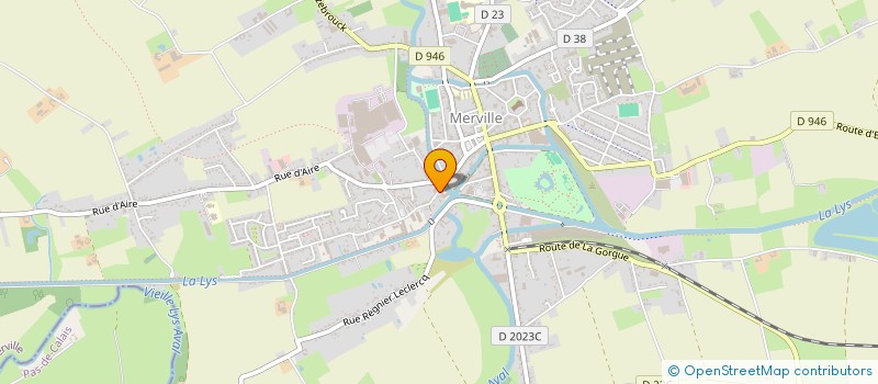 localisation de l'entreprise MONSIEUR ALEXIS GOUDEFROYE  MERVILLE