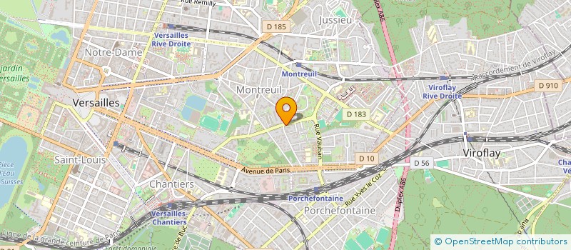 localisation de l'entreprise MONSIEUR ALEXIS GOUGE à VERSAILLES