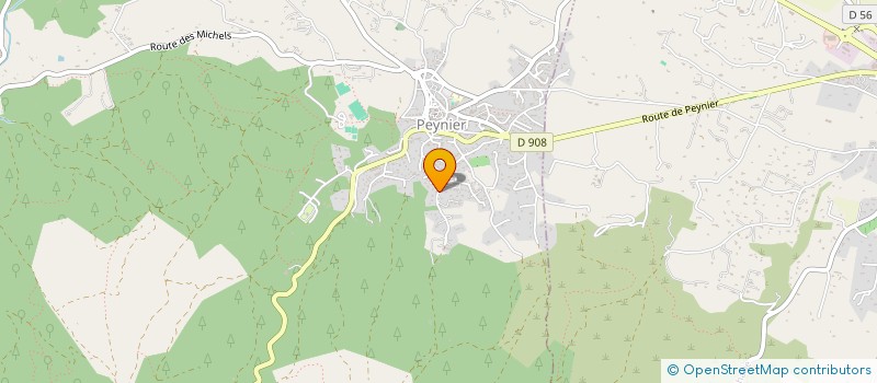 localisation de l'entreprise MONSIEUR ALEXIS GOUJON  PEYNIER