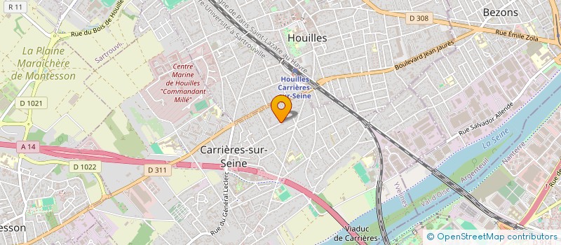 localisation de l'entreprise MONSIEUR ALEXIS GRAMAIN  CARRIERES-SUR-SEINE