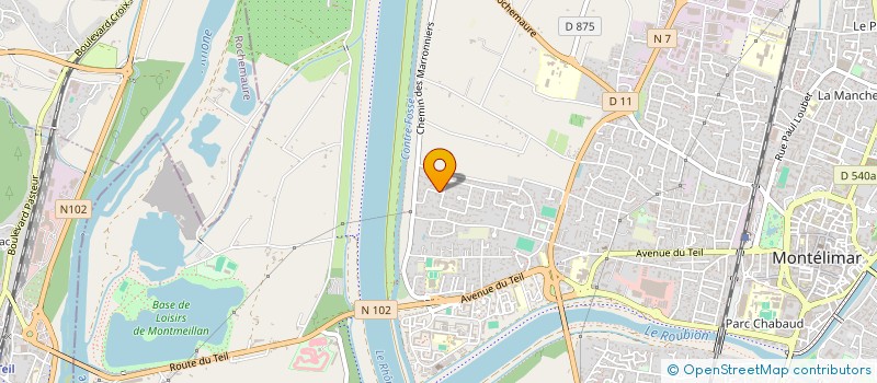 localisation de l'entreprise MONSIEUR ALEXIS GRANDEMANGE  MONTELIMAR