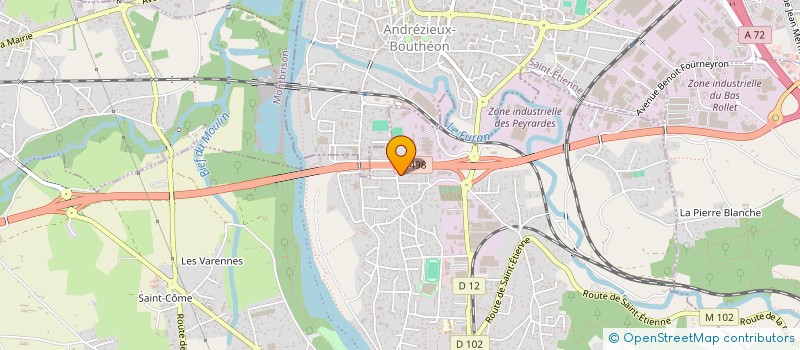 localisation de l'entreprise MONSIEUR ALEXIS GRANGER  SAINT-JUST-SAINT-RAMBERT