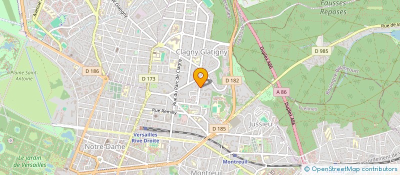 localisation de l'entreprise MONSIEUR ALEXIS GRARDEL à VERSAILLES