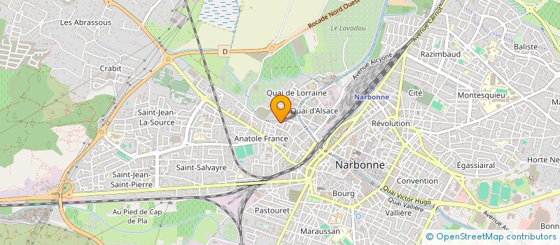 localisation de l'entreprise MONSIEUR ALEXIS GRASSET à NARBONNE