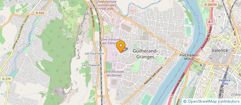 localisation de l'entreprise MONSIEUR ALEXIS GRELET à GUILHERAND-GRANGES
