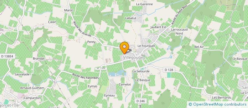 localisation de l'entreprise MONSIEUR ALEXIS GRENIER  VILLEGOUGE