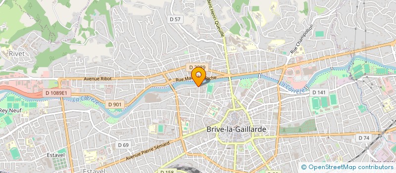 localisation de l'entreprise MONSIEUR ALEXIS GRES  BRIVE-LA-GAILLARDE