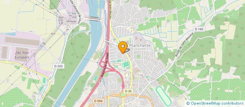 localisation de l'entreprise MONSIEUR ALEXIS GRIMALDI  BOLLENE