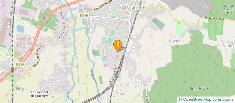 localisation de l'entreprise MONSIEUR ALEXIS GROLEAU  LA COURONNE