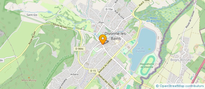 localisation de l'entreprise MONSIEUR ALEXIS GROS-PIRON  DIVONNE-LES-BAINS