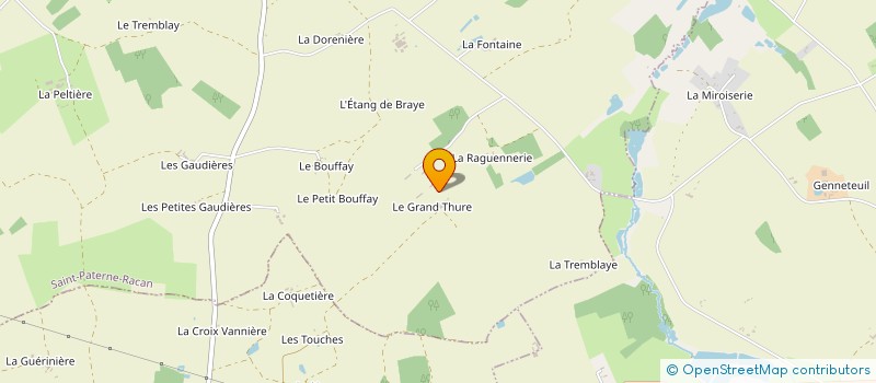 localisation de l'entreprise MONSIEUR ALEXIS GRUSON  SAINT-PATERNE-RACAN