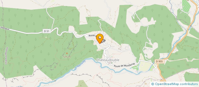 localisation de l'entreprise MONSIEUR ALEXIS GRZANKA  CHATEAUDOUBLE