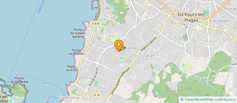 localisation de l'entreprise MONSIEUR ALEXIS GUEMAS à SIX-FOURS-LES-PLAGES