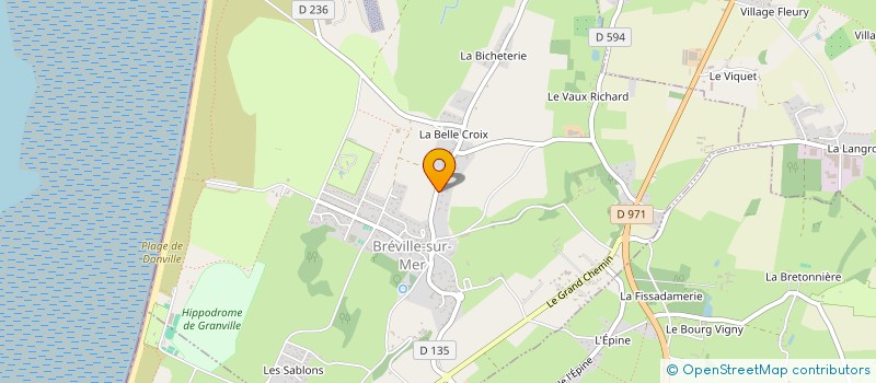 localisation de l'entreprise MONSIEUR ALEXIS GUERIN à BREVILLE-SUR-MER