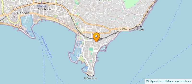 localisation de l'entreprise MONSIEUR ALEXIS GUERIN à CANNES