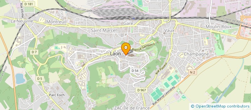 localisation de l'entreprise MONSIEUR ALEXIS GUILBERT  LAON