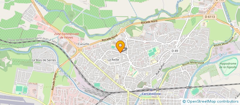 localisation de l'entreprise MONSIEUR ALEXIS GUION  CARCASSONNE