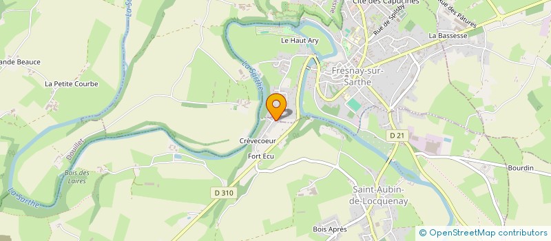 localisation de l'entreprise MONSIEUR ALEXIS GUYARD  FRESNAY-SUR-SARTHE