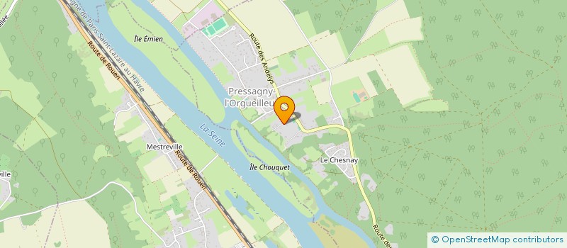 localisation de l'entreprise MONSIEUR ALEXIS HAAS  PRESSAGNY-L'ORGUEILLEUX