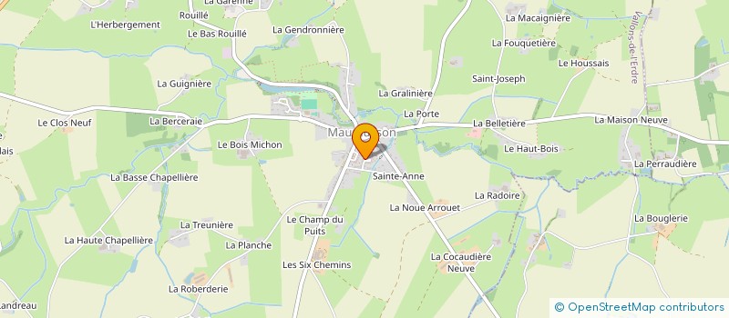 localisation de l'entreprise MONSIEUR ALEXIS HALLEREAU  VALLONS-DE-L'ERDRE