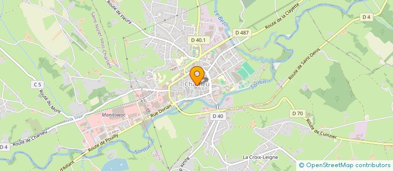 localisation de l'entreprise MONSIEUR ALEXIS HAMELIN  CHARLIEU