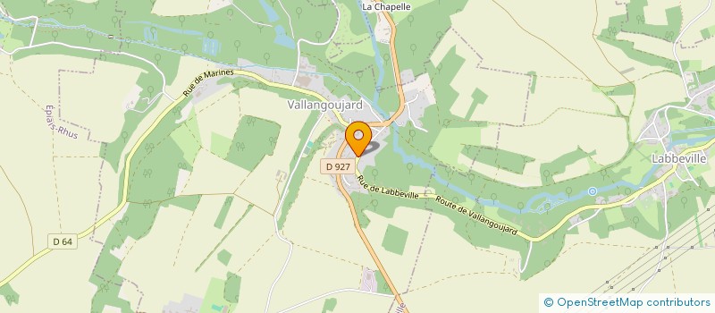 localisation de l'entreprise MONSIEUR ALEXIS HANNE  VALLANGOUJARD