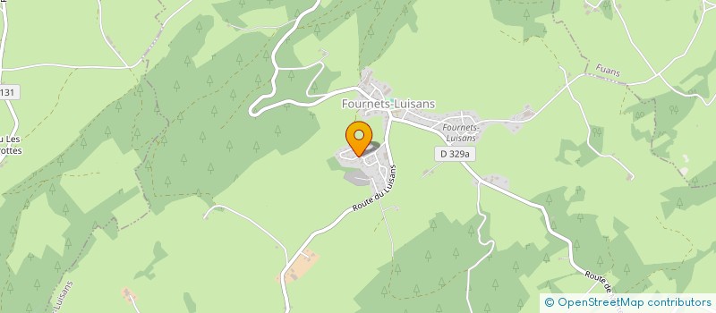 localisation de l'entreprise MONSIEUR ALEXIS HAWRYLISZYN  FOURNETS-LUISANS