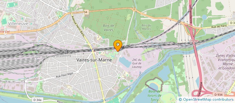 localisation de l'entreprise MONSIEUR ALEXIS HEL à VAIRES-SUR-MARNE