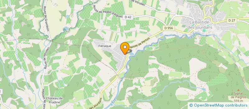 localisation de l'entreprise MONSIEUR ALEXIS HERITIER  PERTUIS