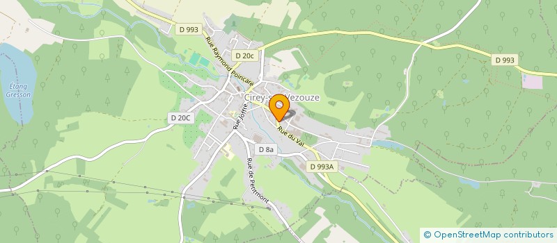 localisation de l'entreprise MONSIEUR ALEXIS HERNANDEZ  CIREY-SUR-VEZOUZE