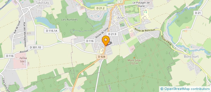 localisation de l'entreprise MONSIEUR ALEXIS HERNANDEZ à ANET