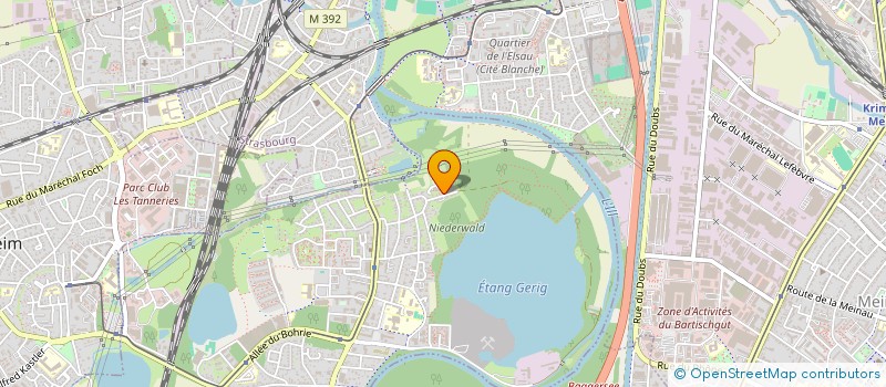 localisation de l'entreprise MONSIEUR ALEXIS HERTRICH  OSTWALD