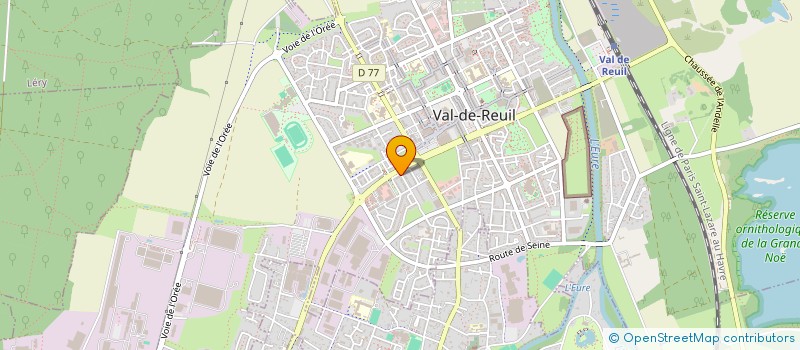 localisation de l'entreprise MONSIEUR ALEXIS HOGIE  VAL DE REUIL