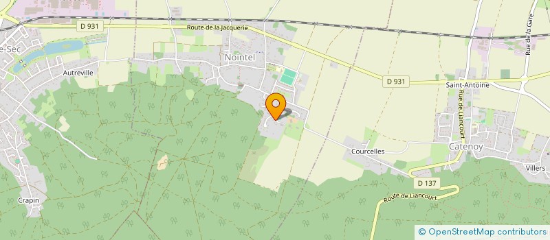 localisation de l'entreprise MONSIEUR ALEXIS HONSIA  NOINTEL