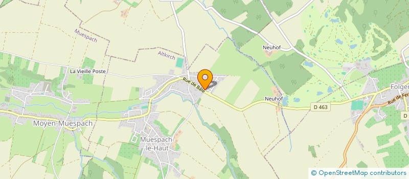 localisation de l'entreprise MONSIEUR ALEXIS HOSTETTER à MUESPACH-LE-HAUT