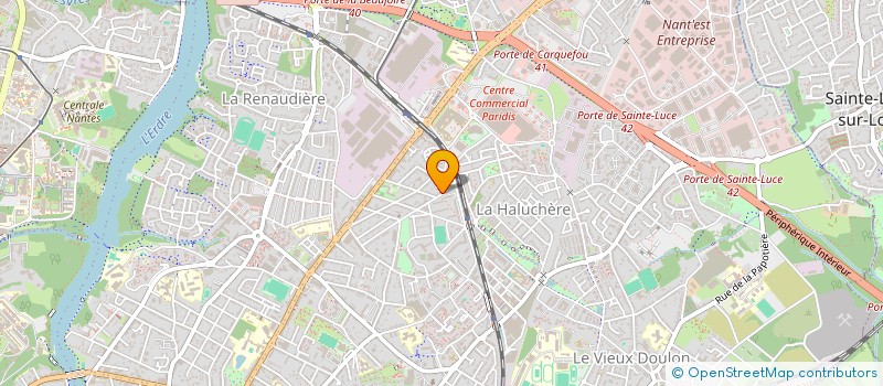 localisation de l'entreprise MONSIEUR ALEXIS HOUZE à NANTES