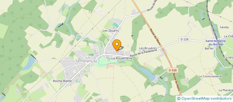 localisation de l'entreprise MONSIEUR ALEXIS HUBE  SEMBLANCAY