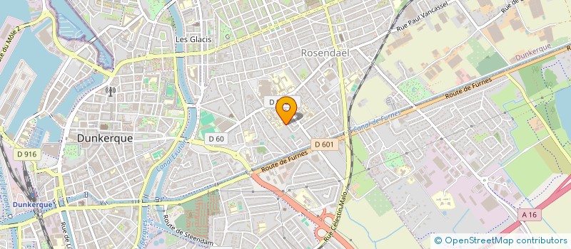 localisation de l'entreprise MONSIEUR ALEXIS HURTRELLE à DUNKERQUE
