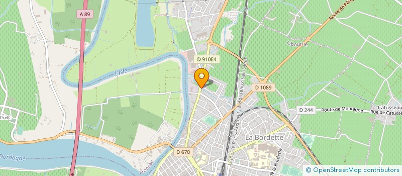 localisation de l'entreprise MONSIEUR ALEXIS HUVELLE  CASTILLON-LA-BATAILLE