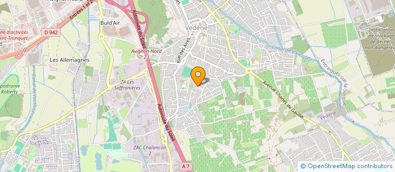 localisation de l'entreprise MONSIEUR ALEXIS HUVIER à VEDENE