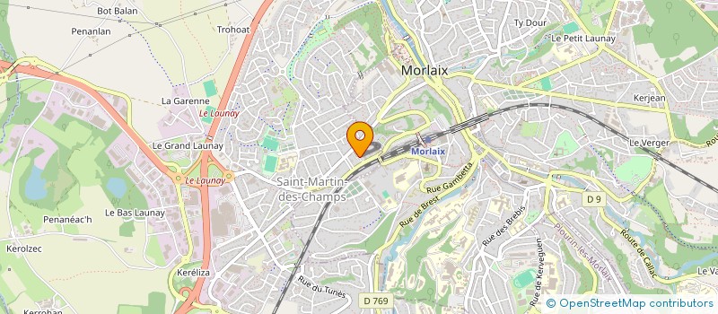 localisation de l'entreprise MONSIEUR ALEXIS IRVOAS à MORLAIX