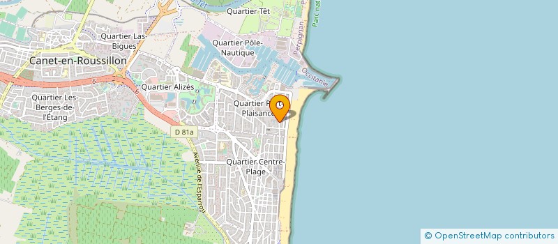 localisation de l'entreprise MONSIEUR ALEXIS JACQUEMIN  CANET-EN-ROUSSILLON