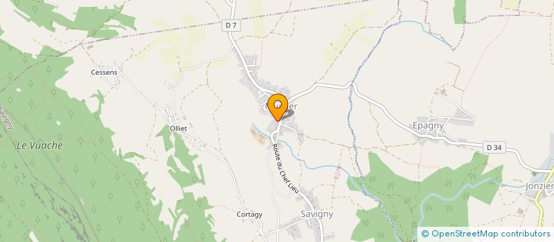 localisation de l'entreprise MONSIEUR ALEXIS JACQUEMOT  SAVIGNY