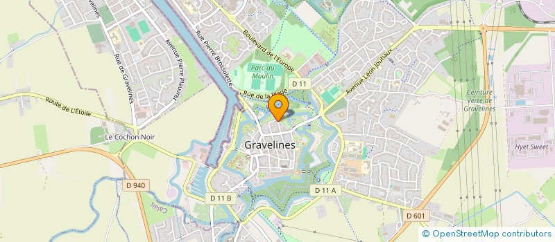 localisation de l'entreprise MONSIEUR ALEXIS JANSEN à GRAVELINES