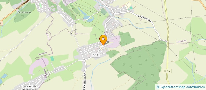 localisation de l'entreprise MONSIEUR ALEXIS JAROS  JOUDREVILLE