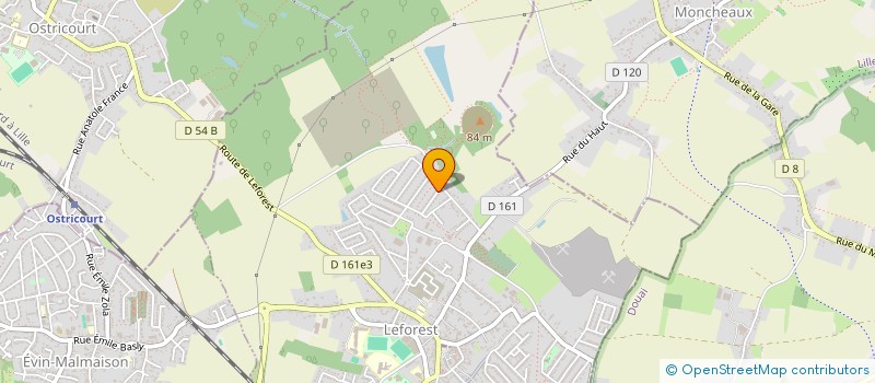 localisation de l'entreprise MONSIEUR ALEXIS JASINSKI  LEFOREST