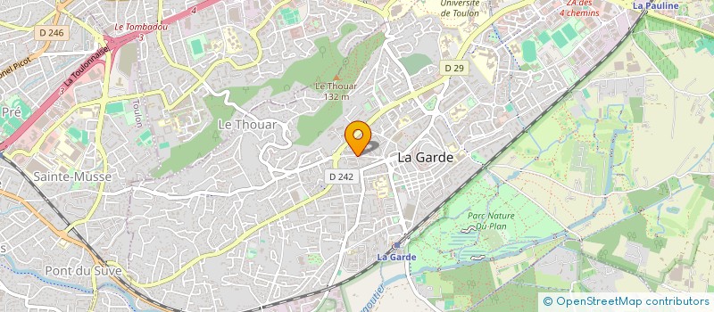 localisation de l'entreprise MONSIEUR ALEXIS JASPART à LA GARDE